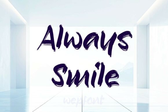 Always Smile Typeface for Modern Web Design