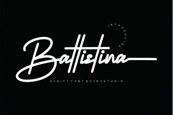 Battistina Typeface for Elegant Editorial Design