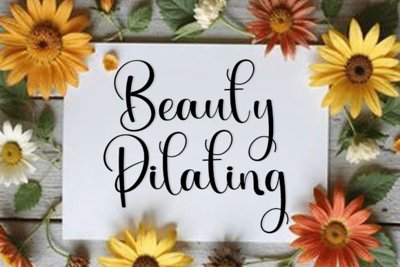 Beauty Pilating Font for Handmade Brands