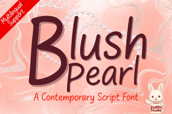 Blush Pearl Font for Elegant Handmade Designs