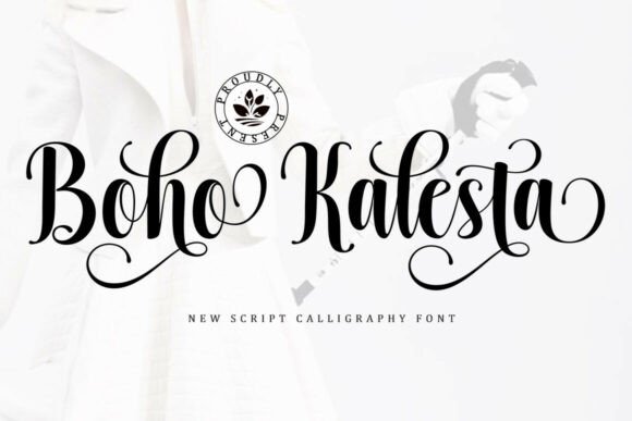 Boho Kalesta: The Perfect Script Font for Crafters