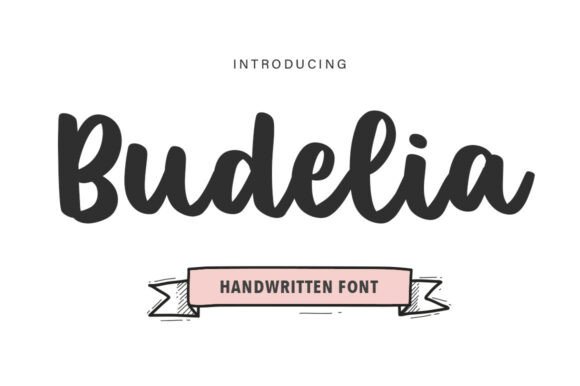 Budelia: A Graceful Script Handwritten Font for Editors