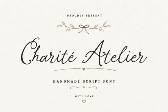 Charite Atelier Font for Elegant Branding
