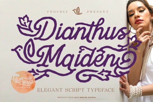 Dianthus Maiden Typeface for Elegant Branding