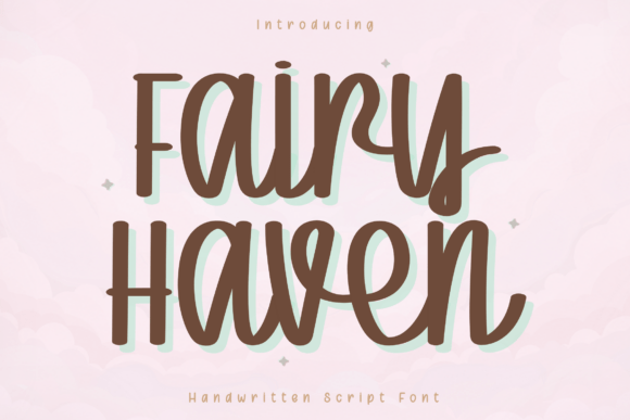 Fairy Haven: A Gentle Script Typeface for Editorial Design