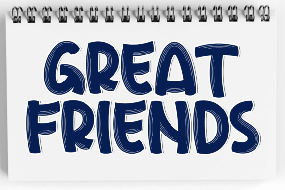 Great Friends Font for Handmade Crafters