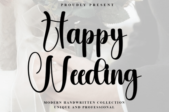 Happy Weeding: A Sophisticated Script Font Review
