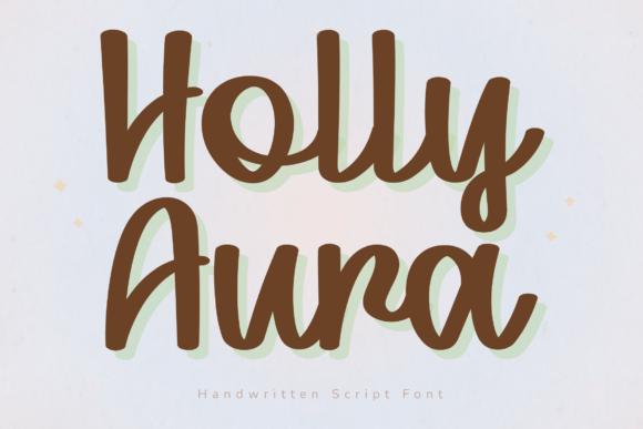 Holly Aura: A Modern Script Font for Web Design