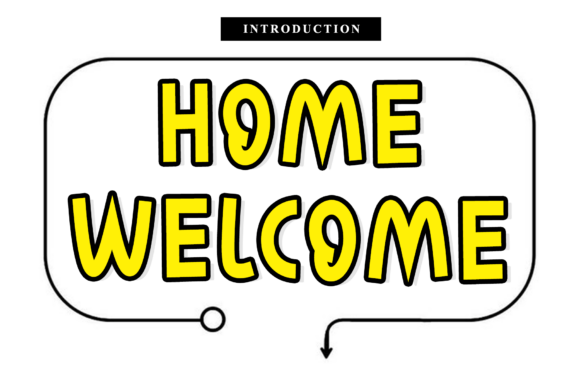 Home Welcome: A Script Typeface for Warm Campaigns