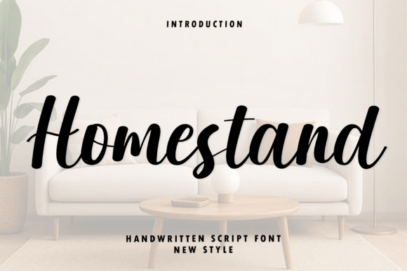 Homestand: A Modern Script Font for Branding
