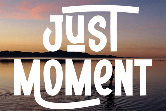 Just Moment Font for Elegant Handmade Branding