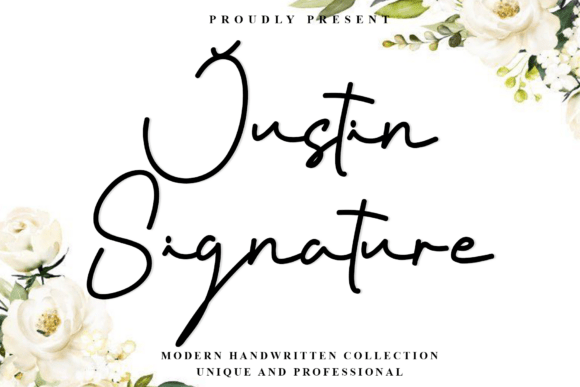 Justin Signature: The Modern Script Typeface for Brands