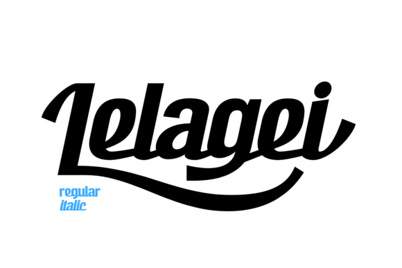 Lelagei: A Modern Script Font for Editorial Design