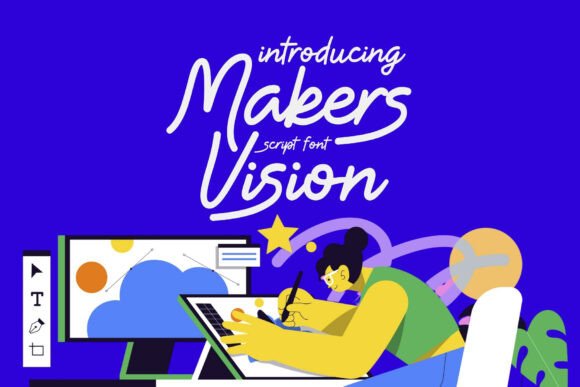 Makers Vision: A Handwritten Font for Crafters