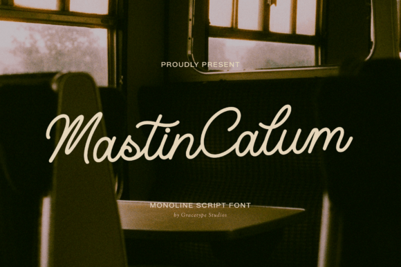 Mastin Calum: A Timeless Monoline Script Font for Makers