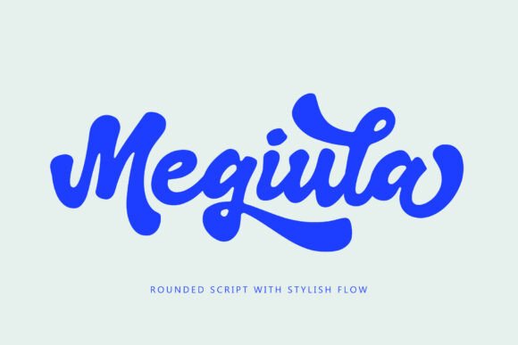 Megiula: A Modern Script Font for Elegant Branding