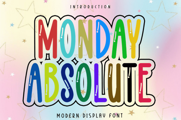 Monday Absolute Font for Campaign Design