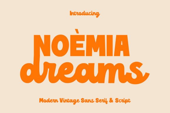 Noemia Dreams: A 70s-Inspired Typeface for Makers