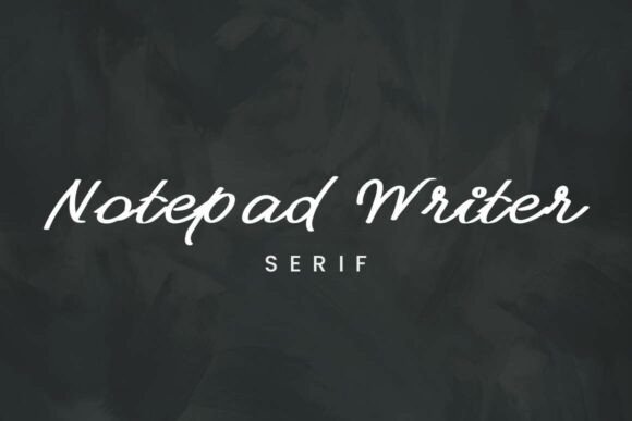 Notepad Writer: The Handwritten Font for Authentic Branding