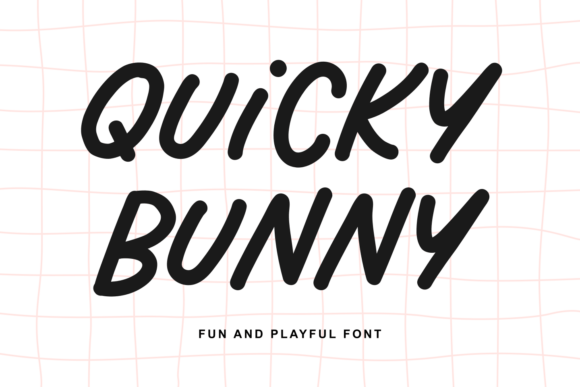 Quicky Bunny: A Playful Script Handwritten Font for Web Design