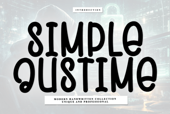 Simple Justime: The Script Font for Polished Branding