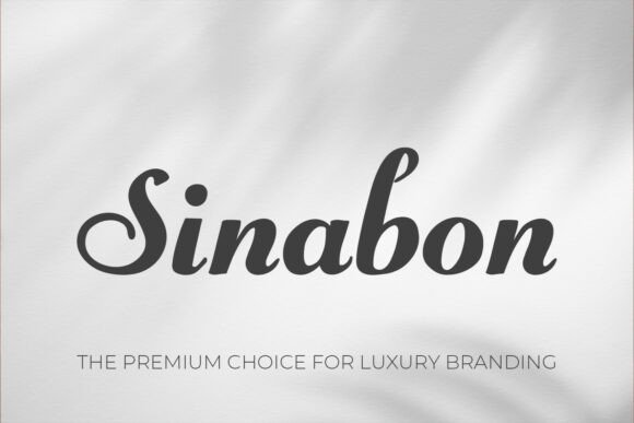 Sinabon Font: Elevate Your Brand Identity