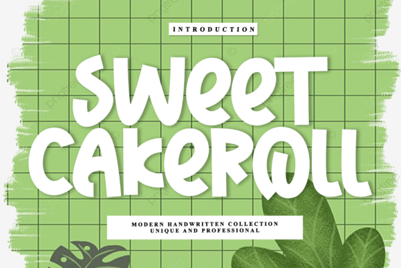 Sweet Cakeroll Font for Small Business Branding