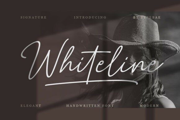 Whiteline Font for Elegant Small Business Branding